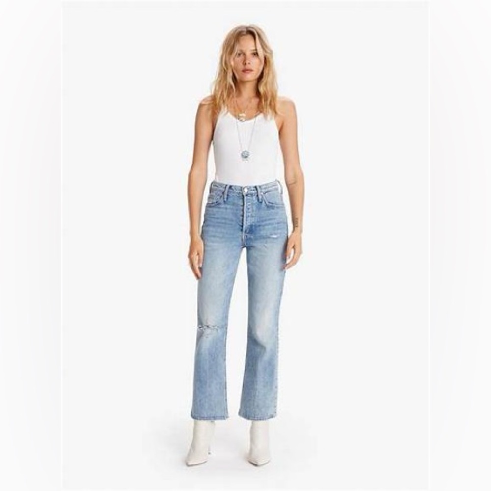 MOTHER Women's Boyfriend Jeans - Light Blue